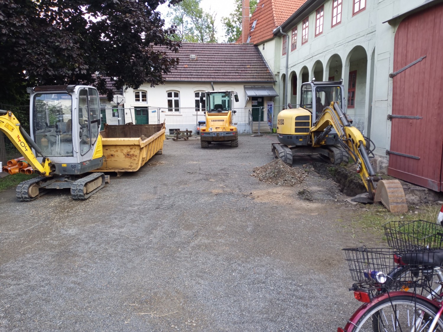 Bauarbeiten Auguststadt